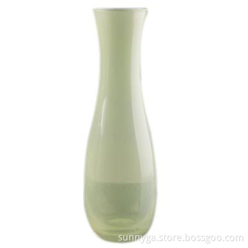 Glass Vase with Color Spraying